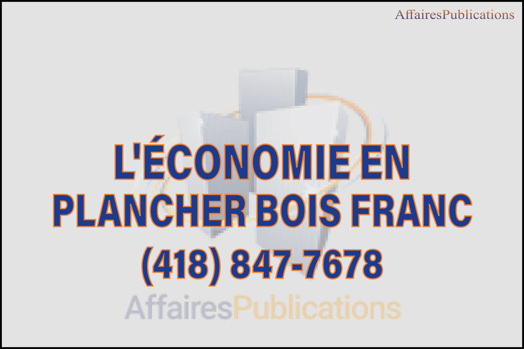L&rsquo;ÉCONOMIE EN PLANCHER BOIS FRANC