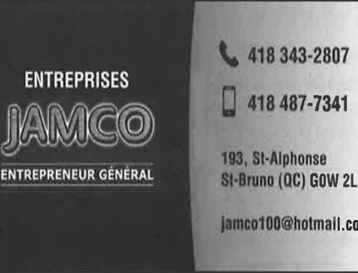 ENTREPRISES JAMCO INC