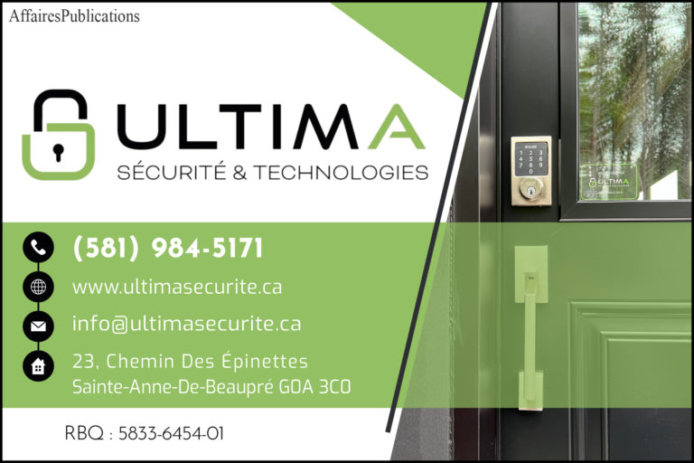 ULTIMA SÉCURITÉ ET TECHNOLOGIES INC