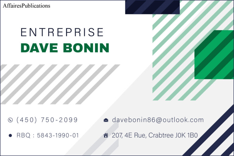 ENTREPRISE DAVE BONIN INC