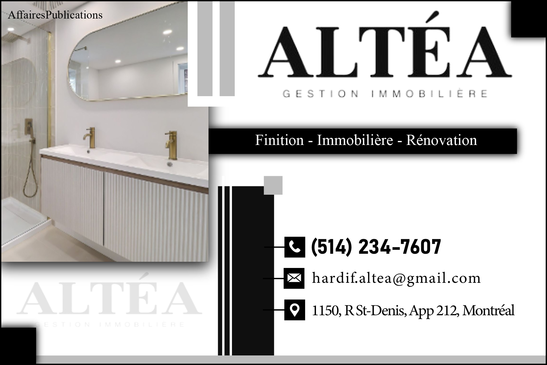 GESTION IMMOBILIÈRE ALTÉA  9501-2019 QUÉBEC INC