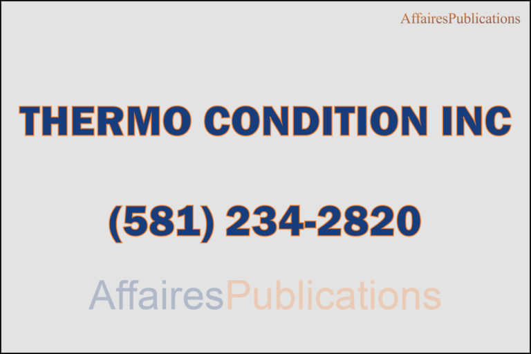 THERMO CONDITION INC