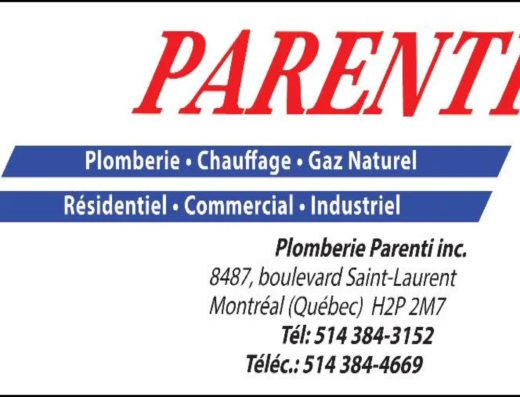 PLOMBERIE PARENTI INC