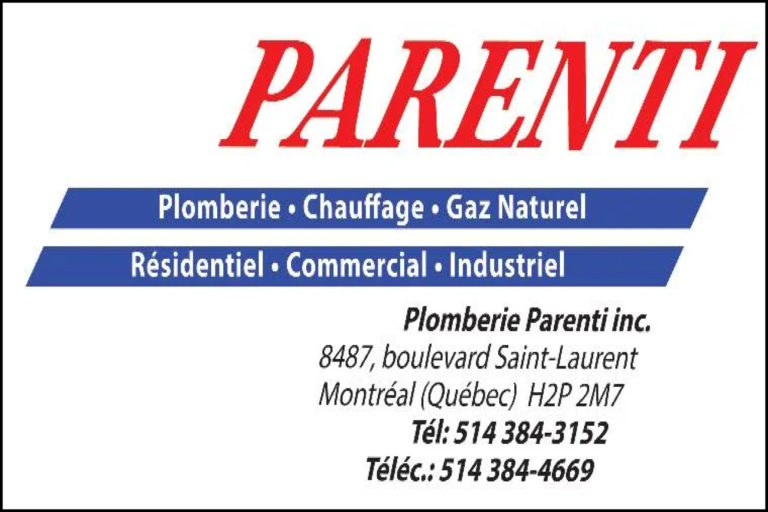 PLOMBERIE PARENTI INC