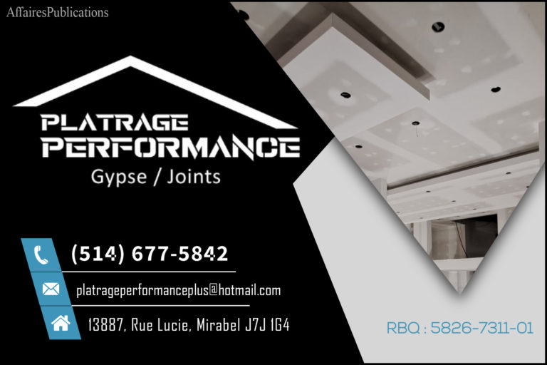 PLÂTRAGE PERFORMANCE PLUS <br/> 9475-4553 QUÉBEC INC