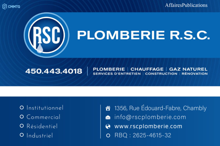ENTREPRISE DE PLOMBERIE R.S.C INC