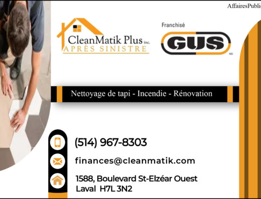 ENTREPRISES CLEANMATIK PLUS INC