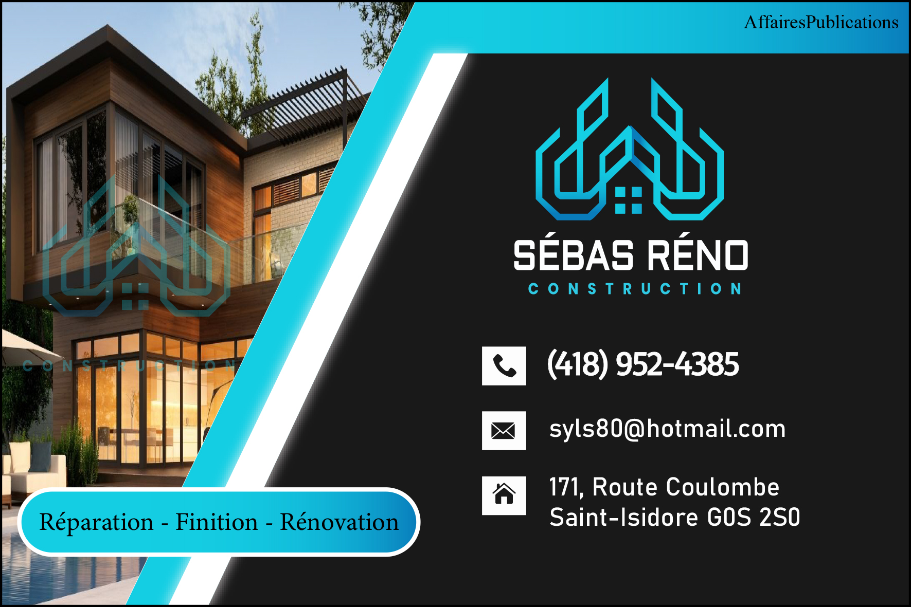 SÉBAS RÉNO-CONSTRUCTION INC