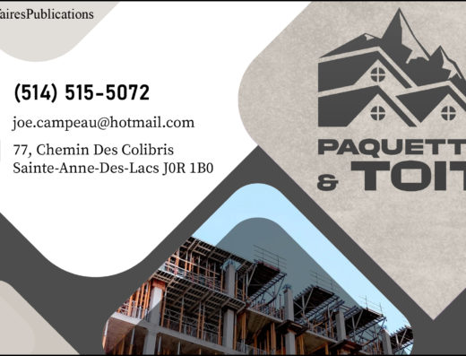 PAQUETTE ET TOIT INC