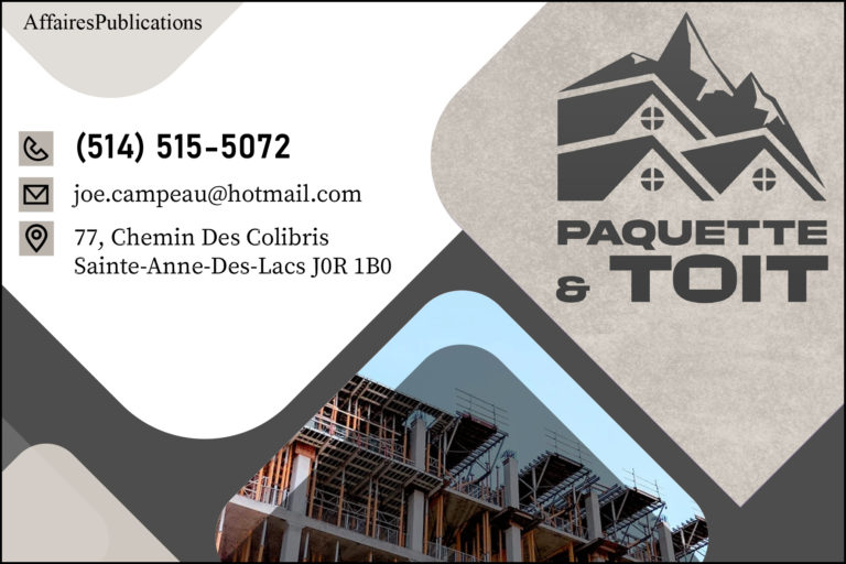 PAQUETTE ET TOIT INC