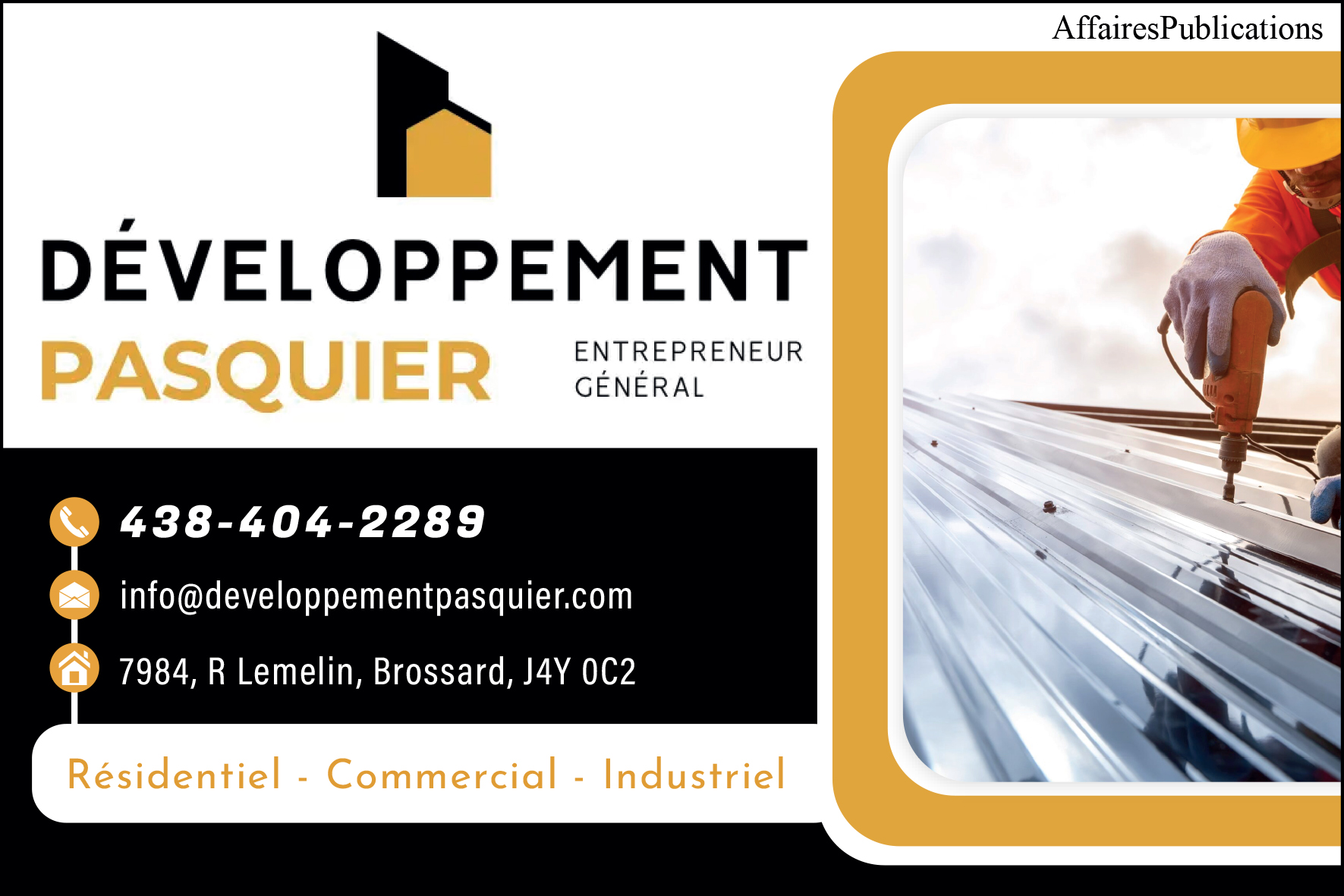 DÉVELOPPEMENT PASQUIER