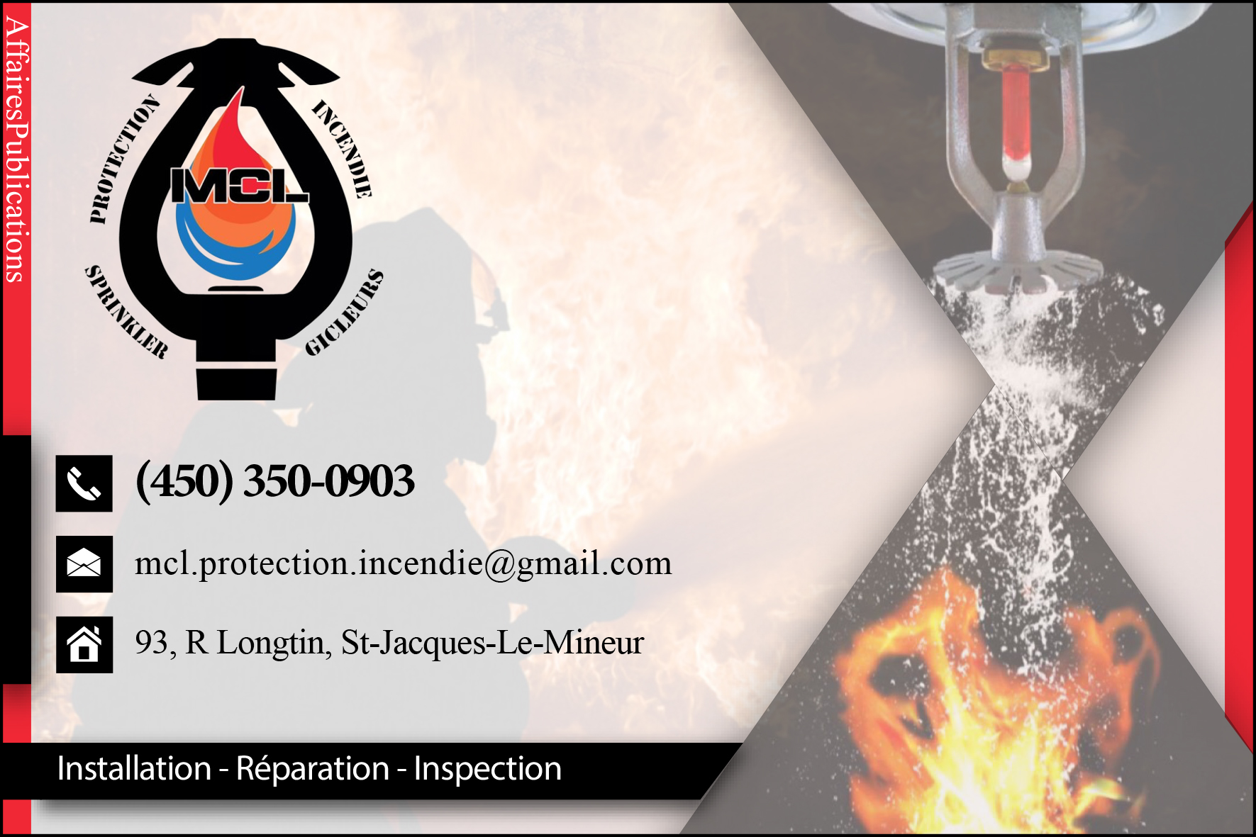 PROTECTION INCENDIE MCL INC