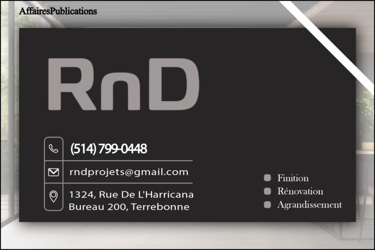 RND PROJETS DE CONSTRUCTION