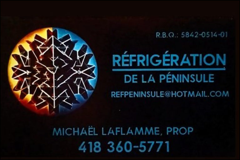 RÉFRIGÉRATION DE LA PÉNINSULE