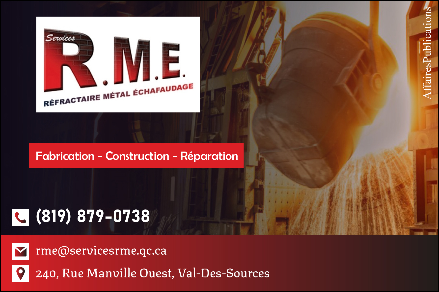 SERVICES R.M.E. INC