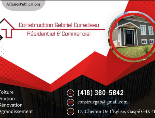 CONSTRUCTION GABRIEL CURADEAU INC