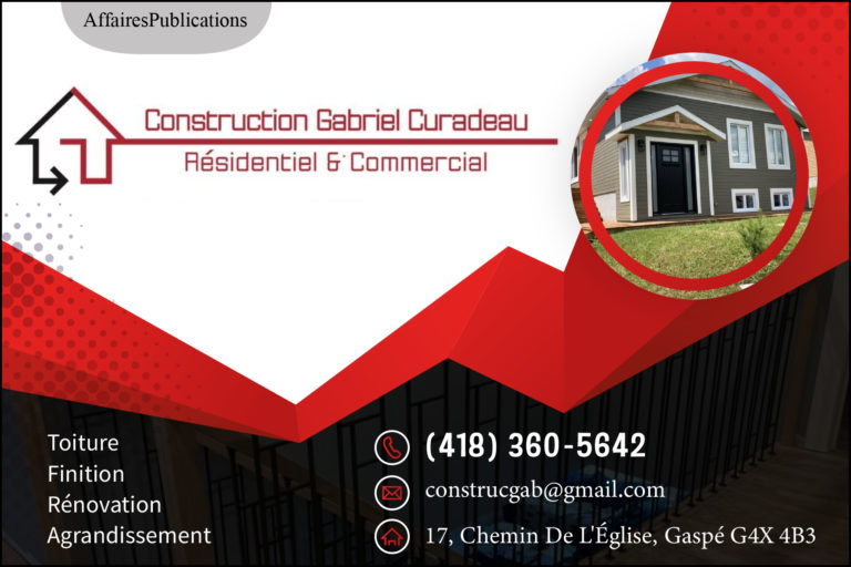 CONSTRUCTION GABRIEL CURADEAU INC