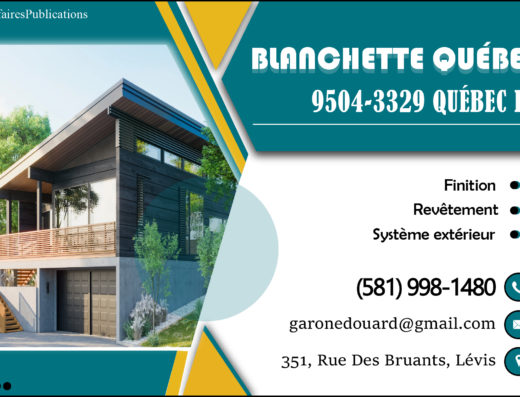BLANCHETTE QUÉBEC <br/> 9504-3329 QUÉBEC INC