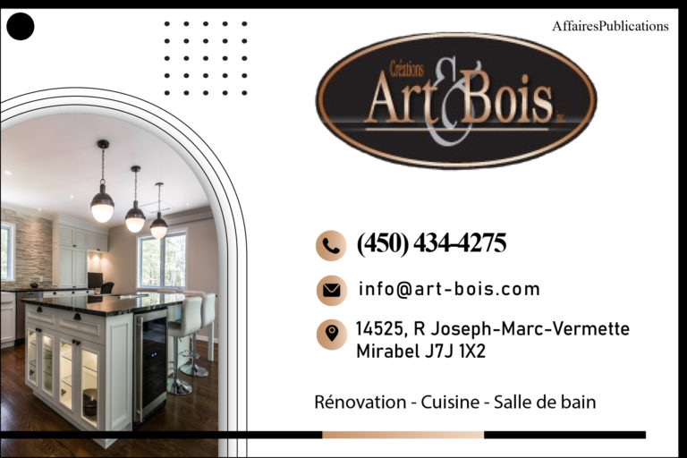 CRÉATIONS ART & BOIS INC
