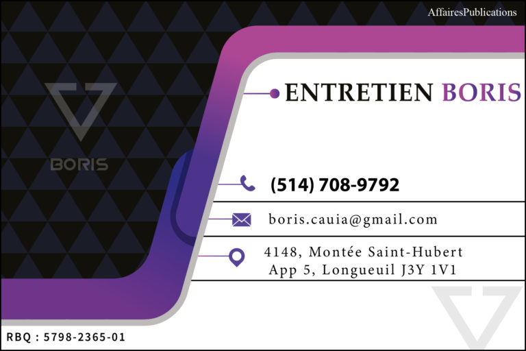ENTRETIEN BORIS INC