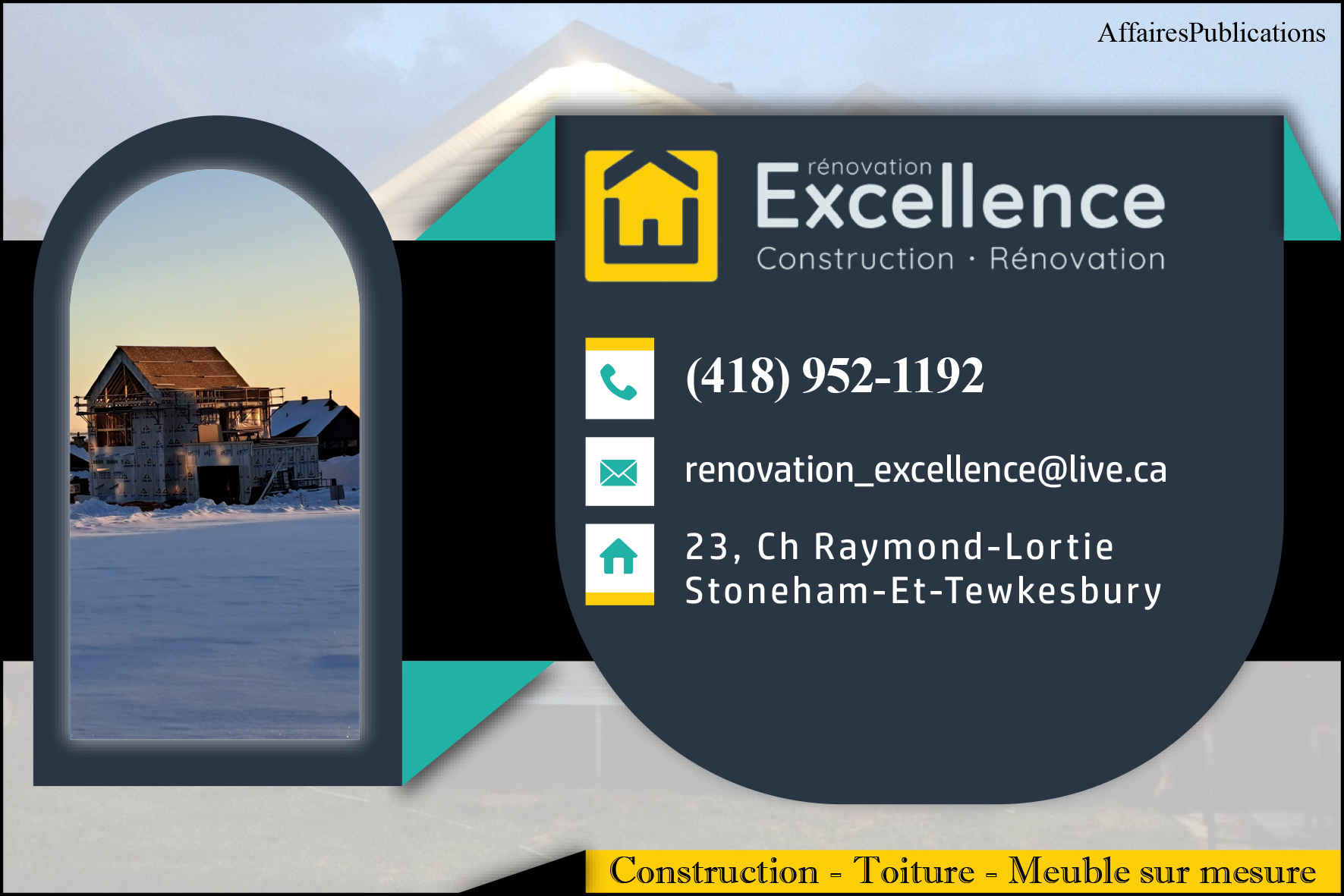 RÉNOVATION EXCELLENCE  9358-2567 QUÉBEC INC