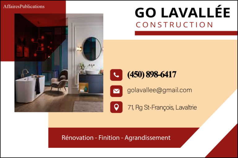 CONSTRUCTION GO LAVALLÉE INC
