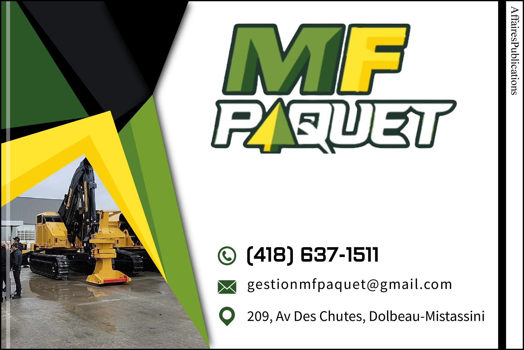 GARAGE MF PAQUET INC