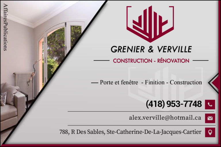 GRENIER & VERVILLE CONSTRUCTION-RÉNOVATION INC