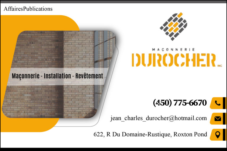 MAÇONNERIE DUROCHER INC