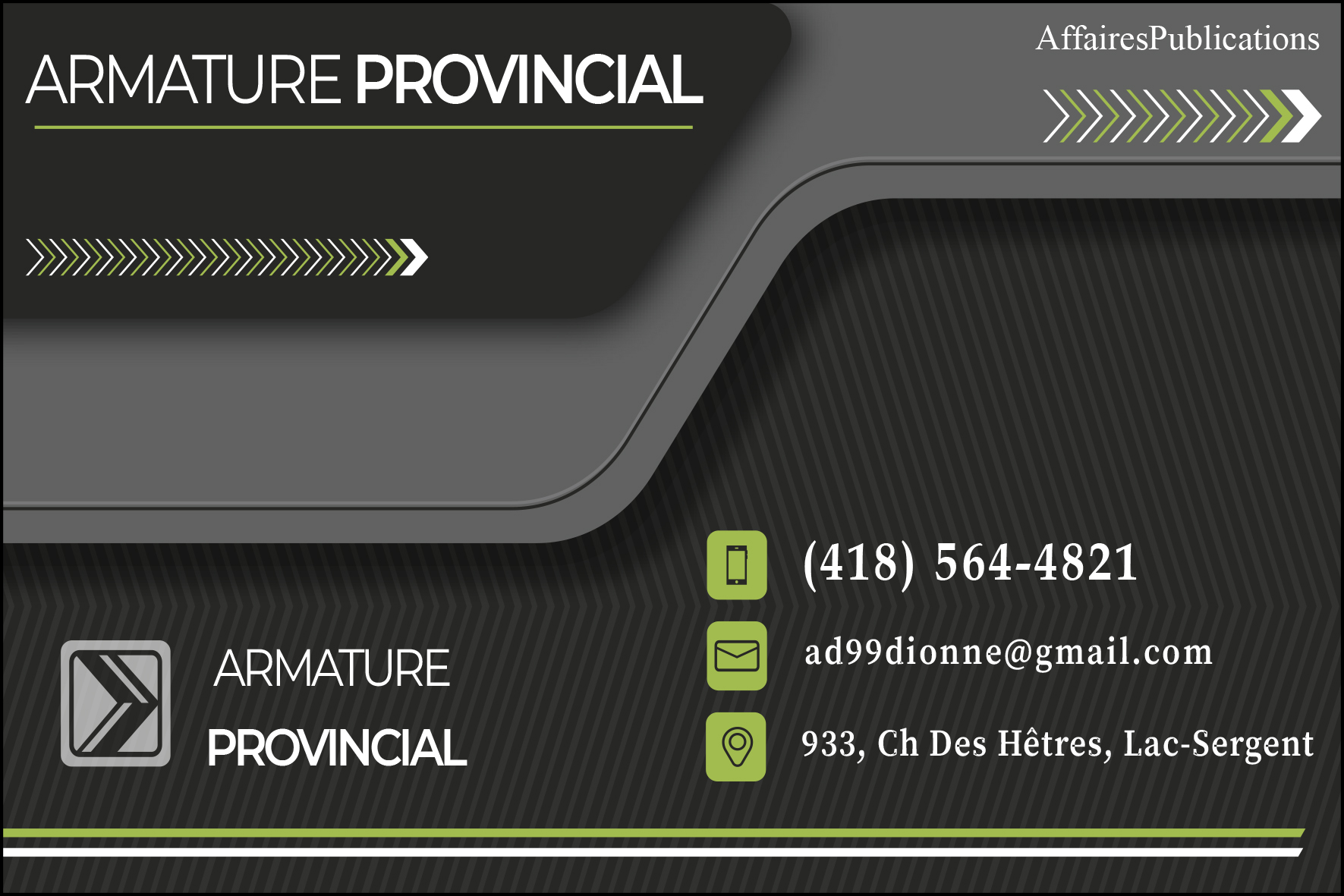 ARMATURE PROVINCIAL INC