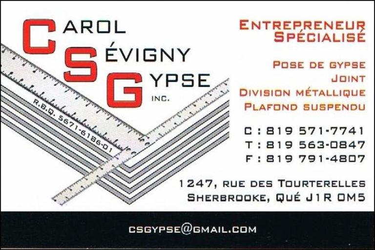 CAROL SÉVIGNY GYPSE INC