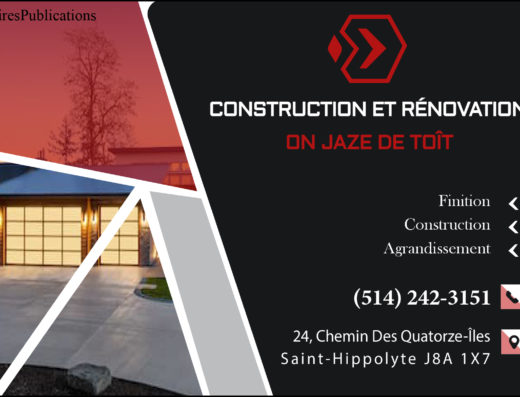 CONSTRUCTION ET RÉNOVATION ON JAZE DE TOÎT INC