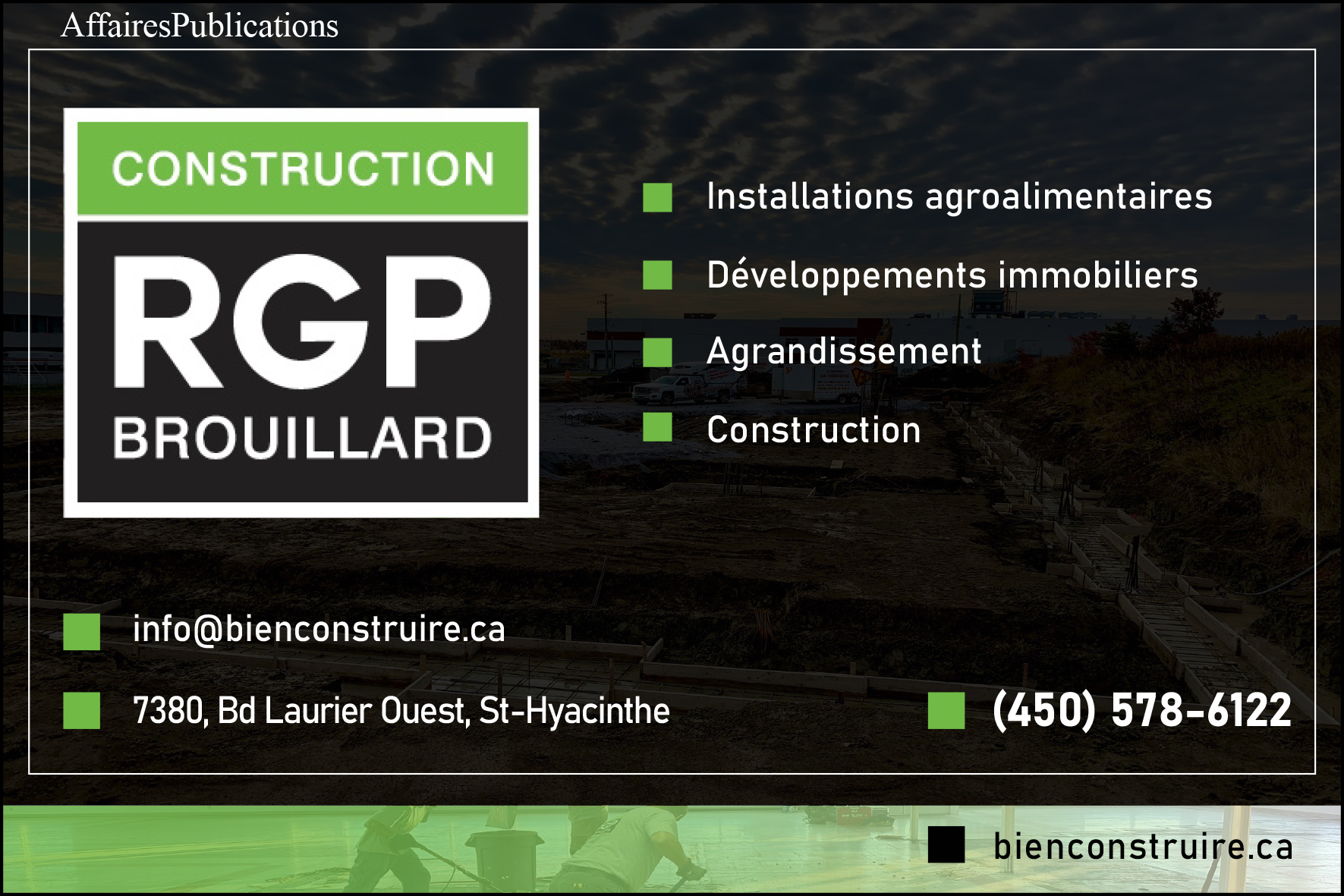 CONSTRUCTION R.G.P. BROUILLARD