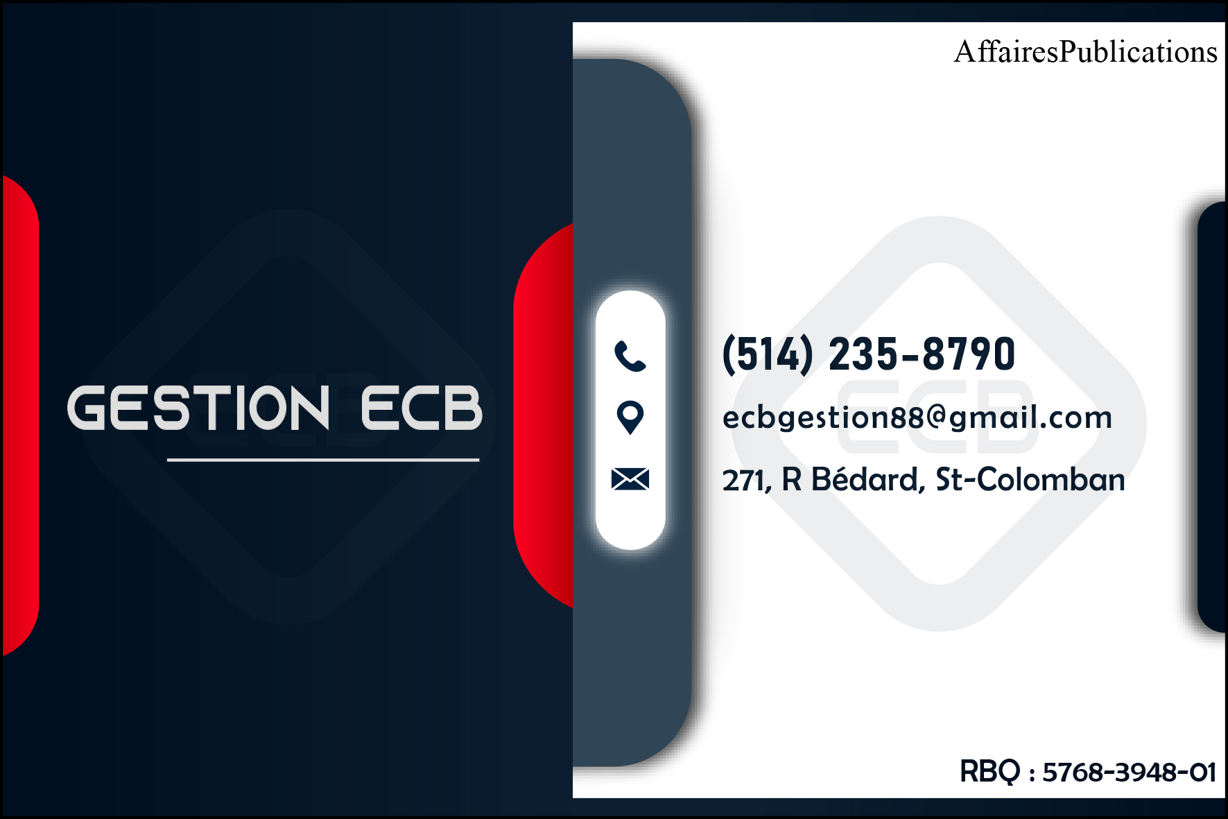 GESTION ECB INC