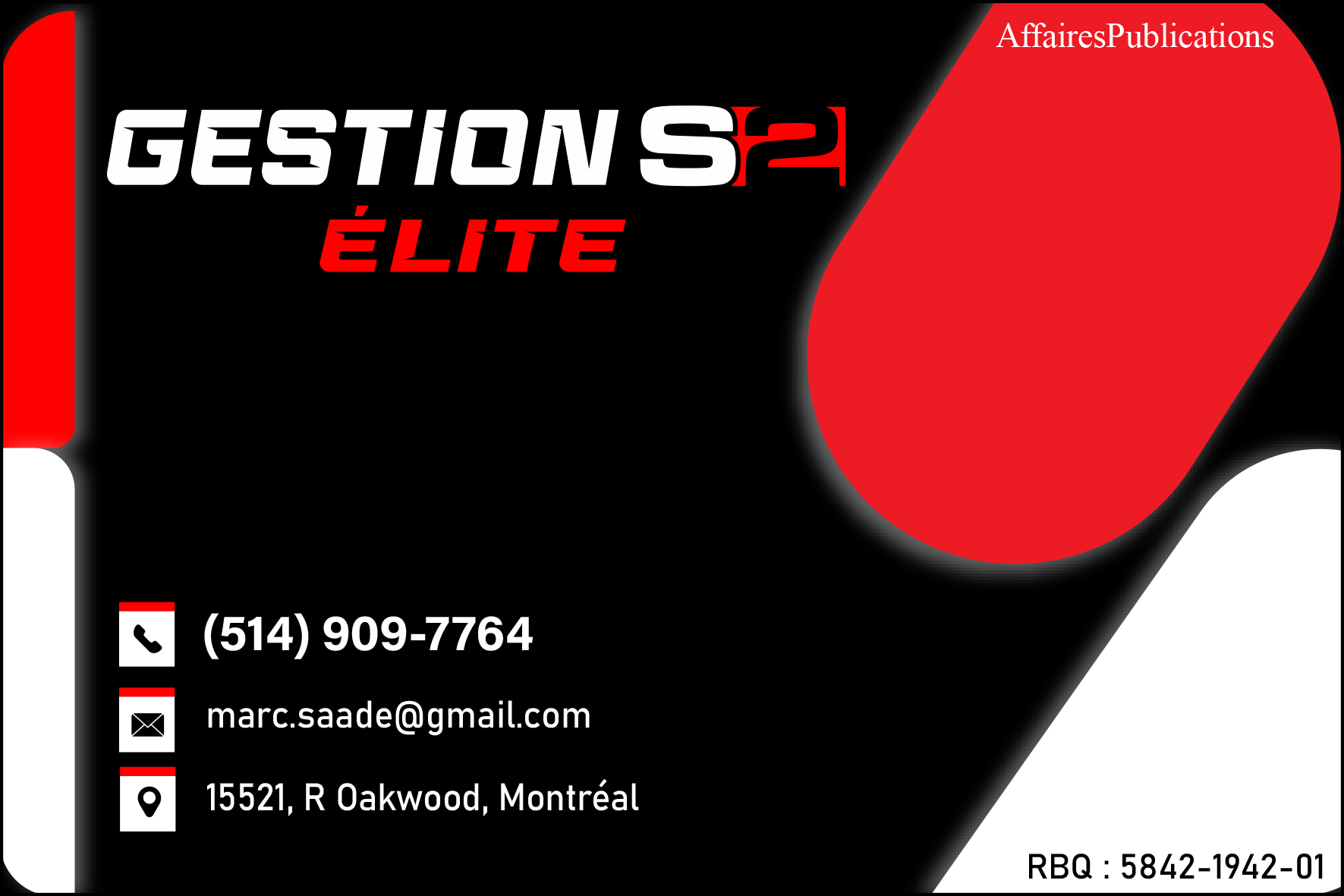GESTION S2 ÉLITE INC