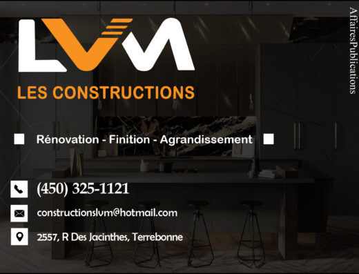 LES CONSTRUCTIONS LVM INC