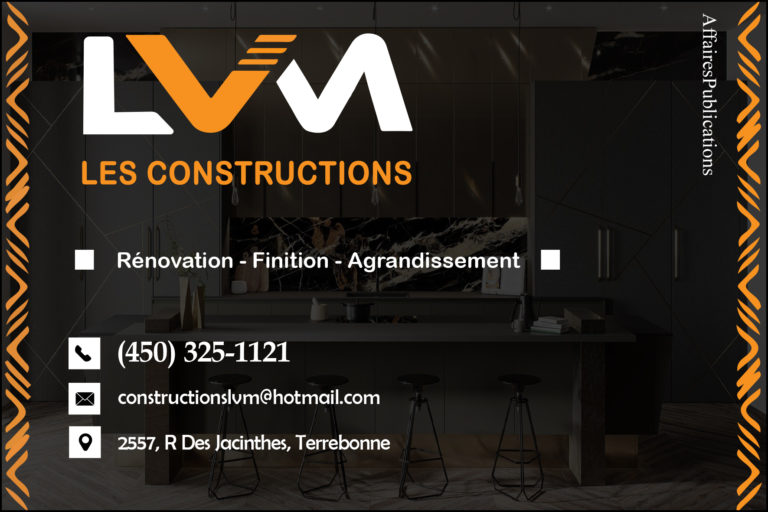 LES CONSTRUCTIONS LVM INC
