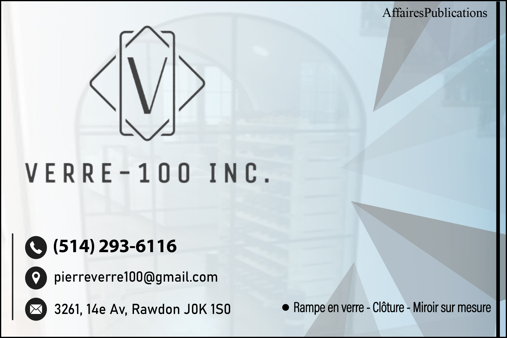 VERRE-100 INC