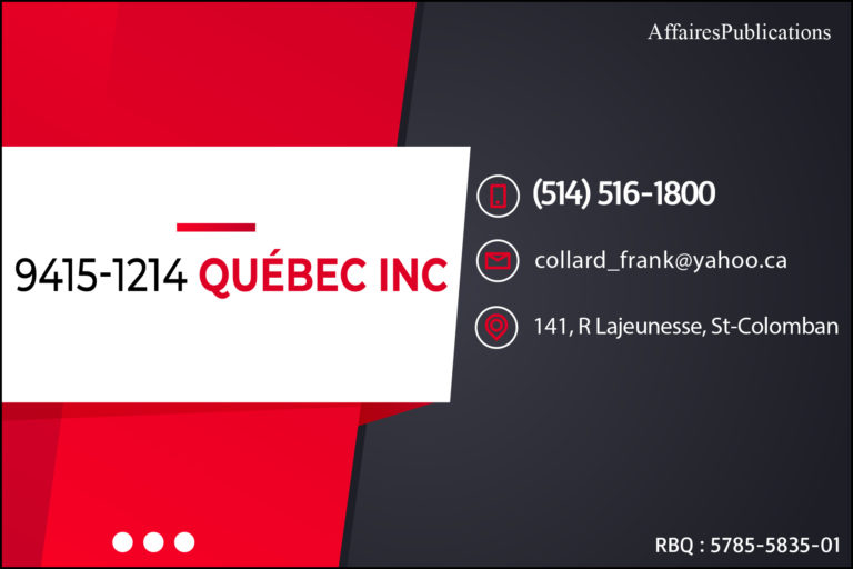 9415-1214 QUÉBEC INC