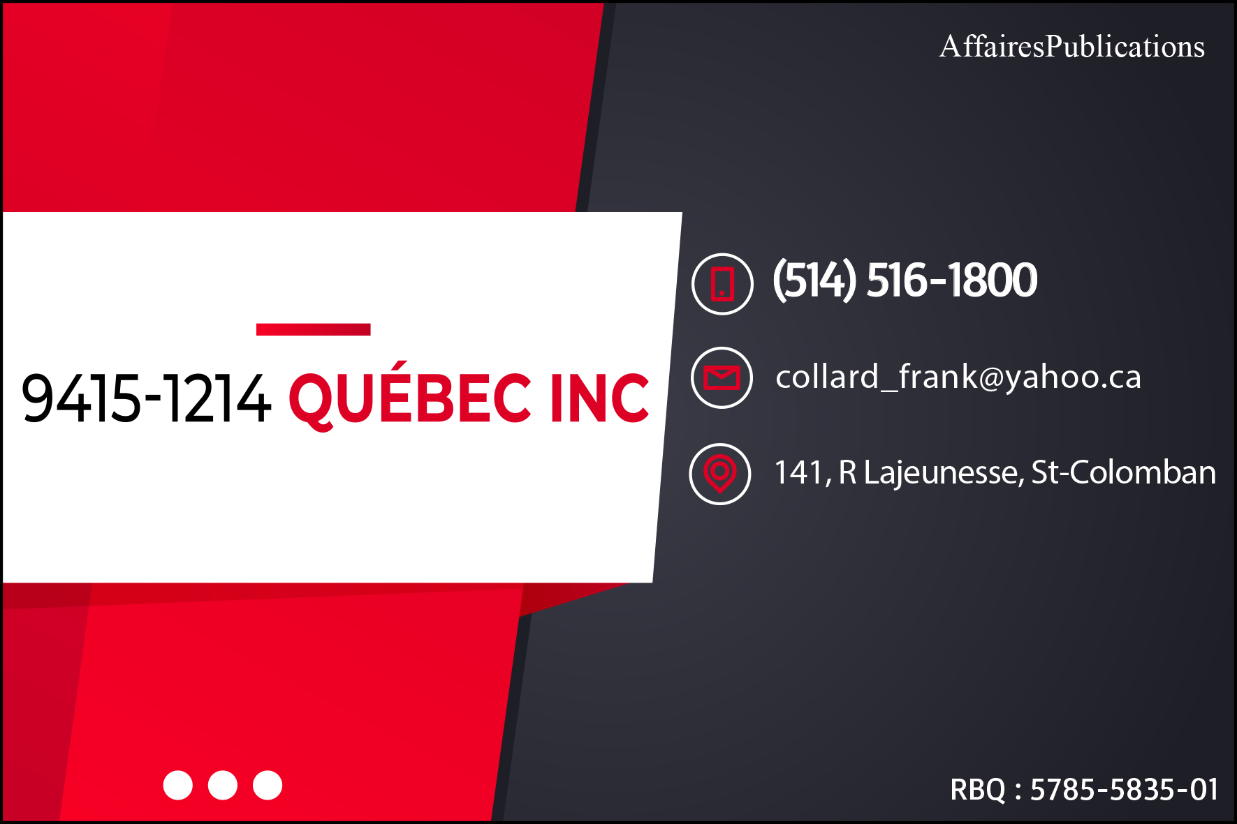 9415-1214 QUÉBEC INC