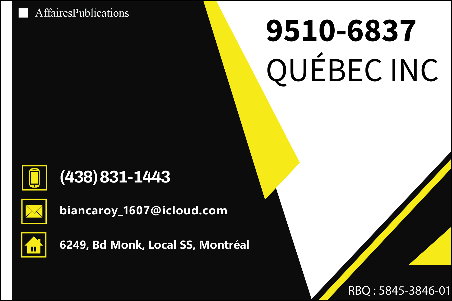 9510-6837 QUÉBEC INC