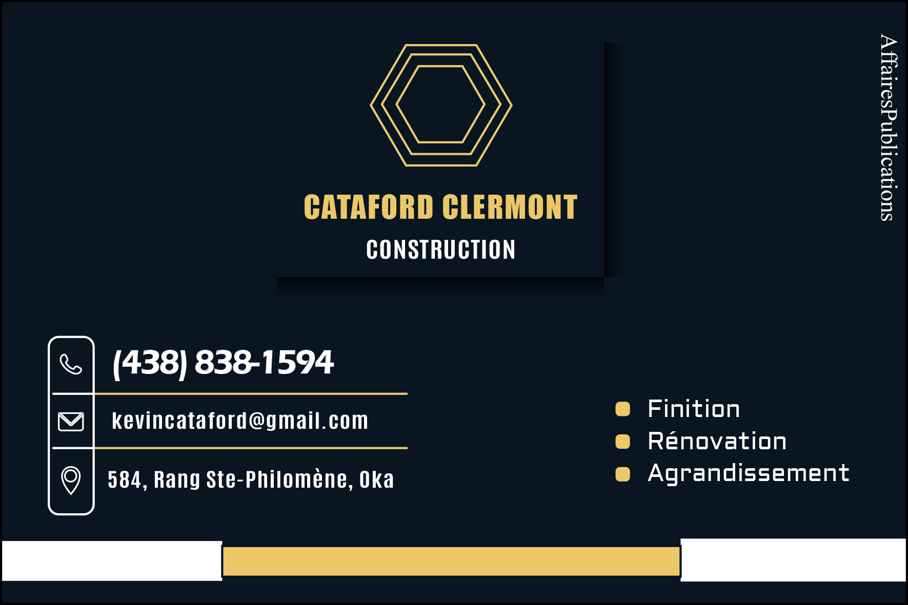 CATAFORD CLERMONT CONSTRUCTION INC