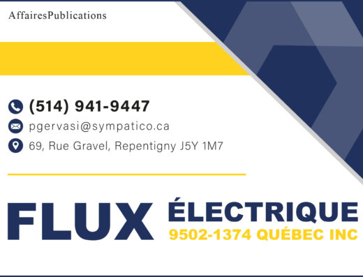 FLUX ÉLECTRIQUE <br/> 9502-1374 QUÉBEC INC