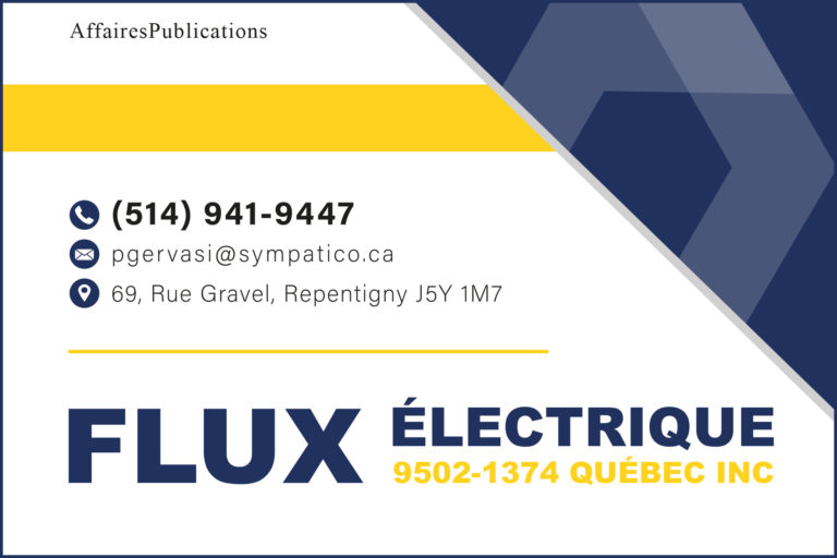 FLUX ÉLECTRIQUE <br/> 9502-1374 QUÉBEC INC