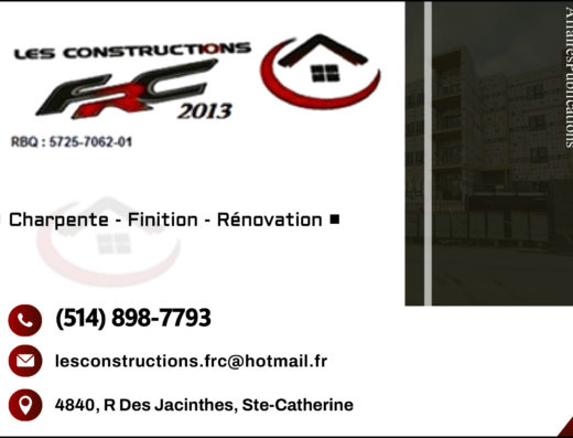 LES CONSTRUCTIONS FRC 2013 INC