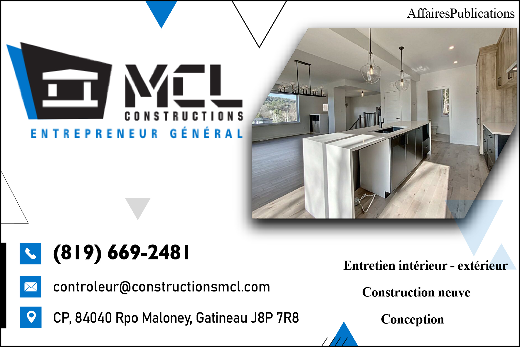 LES CONSTRUCTIONS MCL 7809093 CANADA INC
