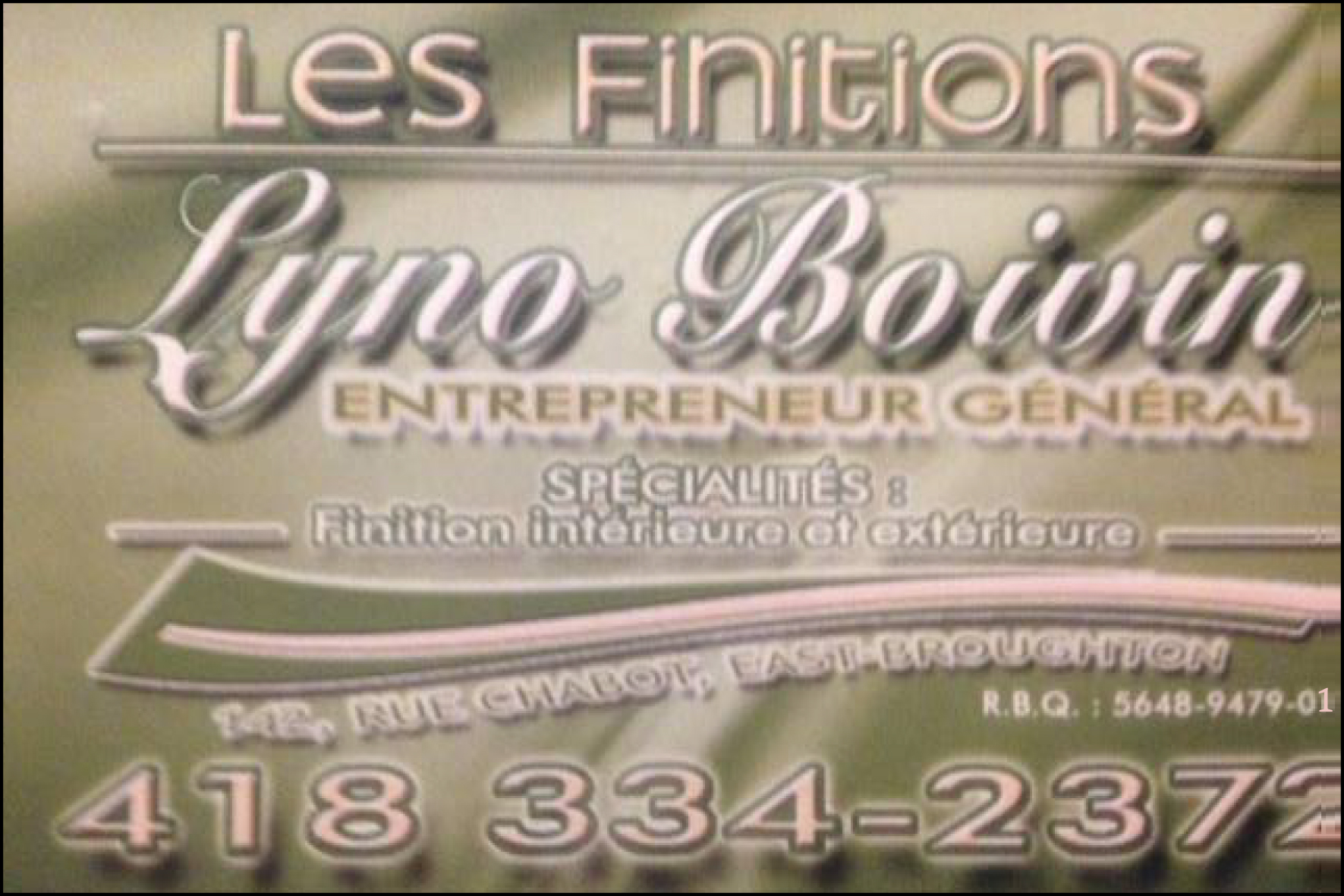 LES FINITIONS LYNO BOIVIN INC