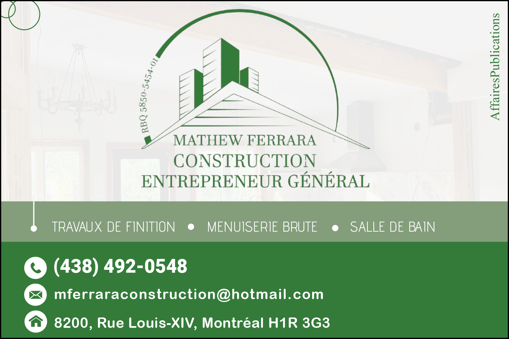 MATHEW FERRARA CONSTRUCTION