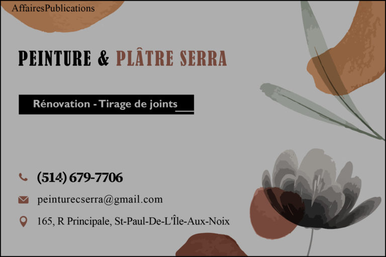 PEINTURE & PLÂTRE SERRA <br/> 9388-1555 QUÉBEC INC