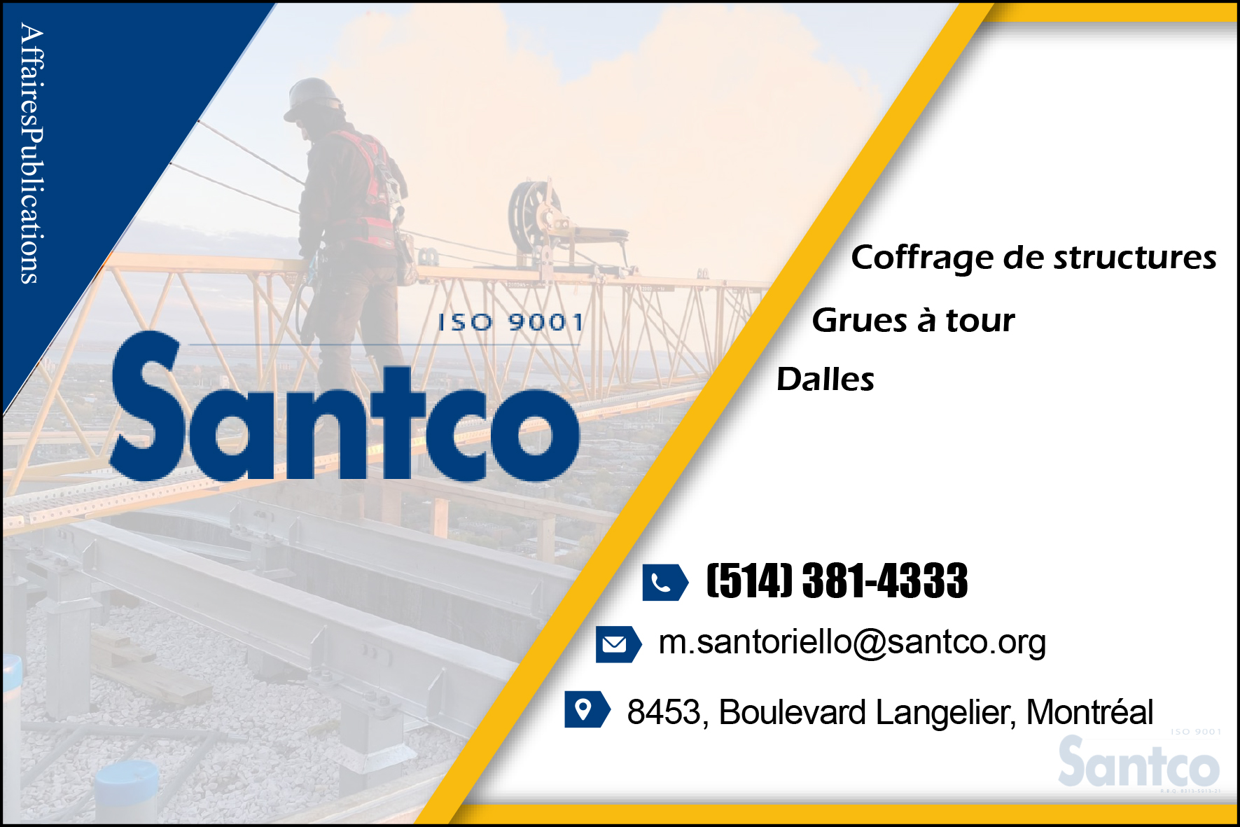 STRUCTURES SANTCO FORME  9256-1760 QUÉBEC INC